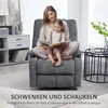 HOMCOM Relaxsessel Drehbar Fernsehsessel mit Liegefunktion, Produktbild-Vorschau 5