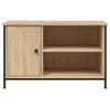 vidaXL TV-kast Sonoma-eikenhout, 80x40x50 cm, Productafbeelding-voorbeeld 5