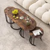 COSTWAY Couchtisch 3er Set, Wohnzimmertisch mit 2 Produktbild-Vorschau 8