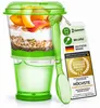 Pot Müsli 2 Go avec compartiment isotherme et cuillère, Voir les images du produit 1