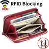 Portemonnaie Damen Leder, RFID Blocking groß & im Produktbild-Vorschau 4