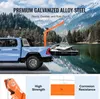 A blue pickup truck with an orange crane lifting a jet ski by a lake with mountains in the background. Smaller inset images show product details. Anteprima dell’immagine prodotto