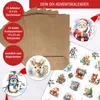 Adventskalender zum befüllen - 24 XL Kraftpapiertüten mit Produktbild-Vorschau 2