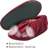 5 Paare Schuhüberzieher mehrweg Anti-Rutsch Sohle Flanell Produktbild-Vorschau 6