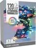 The image shows the packaging of a set of LED string lights, with a portion of the lights themselves visible. Produktbild-Vorschau