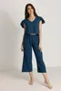 DOLCE SONNO Damenpyjama Chiara – 100% Musselin-Baumwolle – Produktbild-Vorschau 11
