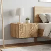 vidaXL Nástenný nočný stolík, 2 ks, dub Artisan, 49 x 34,5 Náhľad obrázku produktu 1