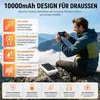 Outdoor Solar Powerbank 10000mAh, mit Taschenlampe, IP65, Produktbild-Vorschau 5