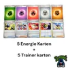 Y-Magic Pokemon Sammelkarten 50 zufällige unterschiedliche Produktbild-Vorschau 4