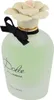 Runder Flakon des Parfums Dolce Floral Drops mit floraler Verschlusskappe und elegantem Schleifendetail. Produktbild-Vorschau