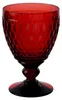 Vaso de vidrio coloreado Boston, rojo, 99 mm, 250 ml | Vista previa de la imagen del producto 1