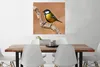MuchoWow® Poster Vogel - Kohlmeise - Zweige 75x75 cm - Wand Produktbild-Vorschau 2