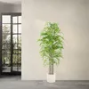 Bamboo Kunstpflanze 180 cm mit echtem Holzstamm Design Produktbild-Vorschau 8