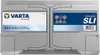 A Varta Dynamic SLI car battery is shown from the front. Anteprima dell’immagine prodotto