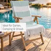CalmyBEACH Schonbezug Gartenstuhl Hochlehner 130x60cm - Produktbild-Vorschau 6