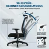 Aiibot Bürostuhl Ergonomisch, Schreibtischstuhl mit Produktbild-Vorschau 4