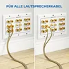 deleyCON Multimedia Lautsprecher Wanddose 7.1 Surround Produktbild-Vorschau 3