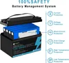 TTWEN 12V 100Ah LiFePO4 lithium, nouzový zdroj, 1280Wh Náhled obrázku produktu 3