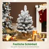 HOMCOM Mini kunstkerstboom, 60 cm, kunststof dennenboom met Productafbeelding-voorbeeld 4
