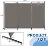 FCH Paravent 3 teilig, Trennwand faltbar 260 x 180cm mit Produktbild-Vorschau 2