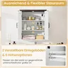 COSTWAY Badezimmerschrank hängend, Hängeschrank mit 2 Türen Produktbild-Vorschau 4