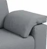 vidaXL Zweisitzer-Sofa Hellgrau 160 cm Stoff Produktbild-Vorschau 7