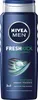 Nivea Men Fresh Kick Duschgel 500ml kühlend Menthol 3in1 Produktbild-Vorschau 1