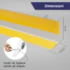 HOLZBRINK Battiscopa adesivo in PVC 32x23mm, 5 m | Bordino Anteprima dell’immagine prodotto 4