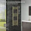 LuxeBath, radiátor na ručníky Sahara, 400x1200 mm, béžová Náhled obrázku produktu 2