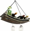 Weinregal 5089 Deckenregal aus Holz 65 cm Hängeregal Produktbild-Vorschau 10
