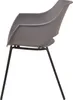 SIT Möbel Stuhl 2er-Set | Sitzschale Kunststoff grau | Produktbild-Vorschau 4