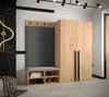 Garderobe MIRO Set 5 mit gepolsterten Paneelen Industrial Produktbild-Vorschau 2