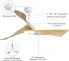 AIORBER Ventilateur de plafond, 52", 18W LED, dimmable en Voir les images du produit 5