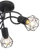 Globo Lighting stropní svítidlo kovové černé, 3x E14 Náhled obrázku produktu 8
