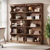 Bücherregal 178 cm Hoch mit 6 Böden, Standregal Produktbild-Vorschau 9