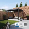 Classic Pavillon Terrassenüberdachung Aluminium 3 x 3,6 M Produktbild-Vorschau 1
