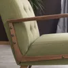Hanah Home, Kemer - Green, Ohrensessel, Grün, Polyester, 69 Produktbild-Vorschau 13