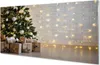 Glasbilder 120x60 Wandkunst Weihnachtsbaumdekoration Produktbild-Vorschau 1