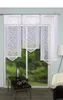 Home Wohnideen Schiebevorhang Jacquard Blätter 145 x 57 cm Produktbild-Vorschau 2