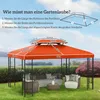 Outsunny Náhradní střecha pro kovový zahradní pavilon 3x4 Náhled obrázku produktu 3