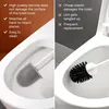 Scopino in silicone per WC, montaggio a pavimento, bianco Anteprima dell’immagine prodotto 3