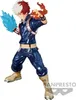 A figurine of the anime character Shoto Todoroki from My Hero Academia, posed dynamically with his ice and fire abilities. Produktbild-Vorschau