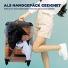 MuchoWow® Koffer Handgepäck Trolley Rollkoffer Kleine Produktbild-Vorschau 4