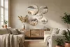 Runde Bilder für die Wand Beige Set für Wohnzimmer Produktbild-Vorschau 7
