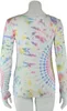 Longsleeve - Batik - Tie dye - Sun - creme - pastell-bunt Produktbild-Vorschau 4