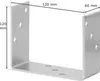 ADGO Podstavec Tyče, Držák Sloupu, Patka Stožáru 120mm, Náhled obrázku produktu 2