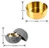 Beton Aschenbecher mit Edelstahl Abdeckung, Wohnzimmer, 12 Produktbild-Vorschau 2