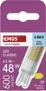 LED Lampe Classic JC / G9 / 4,3 W (48 W) / 600 lm / Kaltweiß Produktbild-Vorschau