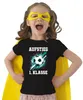 T-shirt voor kinderen, zwart, maat 128, voor de eerste klas Productafbeelding-voorbeeld 3