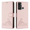 Leder Hülle für Infinix Hot 20 Play Süße Katze Flip Case Produktbild-Vorschau 2